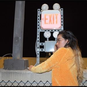 Gold cardigan ⚡️✨